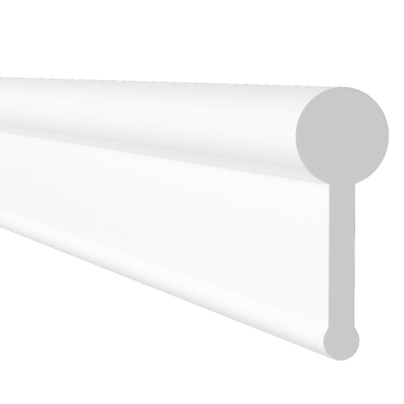 Soft Shower Screen Seal Strip for Folding Doors  (White)