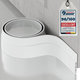 Draft Excluder for Doors, Self-Adhesive Draught Excluder for Bottom of Doors, 1-Meter