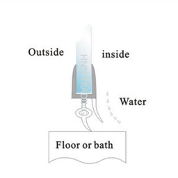 Shower Door Seal For 4-6 mm Glass Up To 22 mm Gap